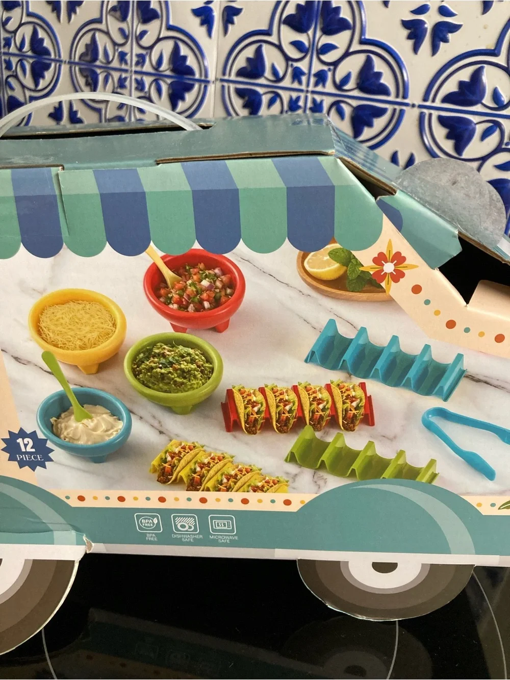 CWC Taco Kit Set - Teal & Multicolor - Picture 2 of 5